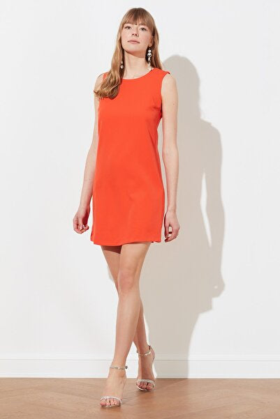 Pomegranate Floral Mini Dress - Sleeveless & Chic