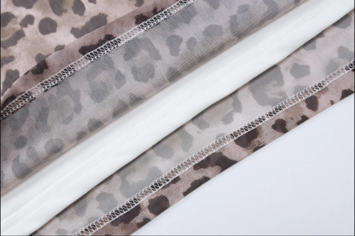 Leopard Luxe A-Line Skirt