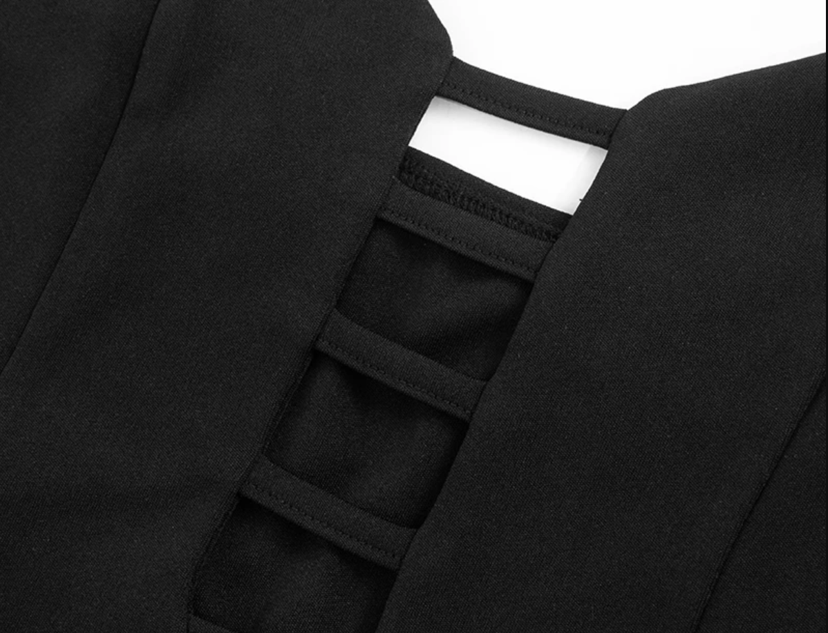 Dark Elegance Side Slit Maxi Dress – Unleash Your Inner Femme