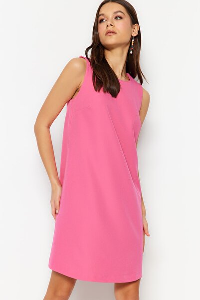 Pink Sleeveless Mini Dress - Sweet & Simple