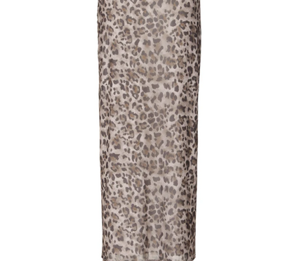 Leopard Luxe A-Line Skirt