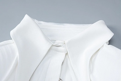 Elegant Allure Sexy V-Neck Long Sleeve Evening Dress