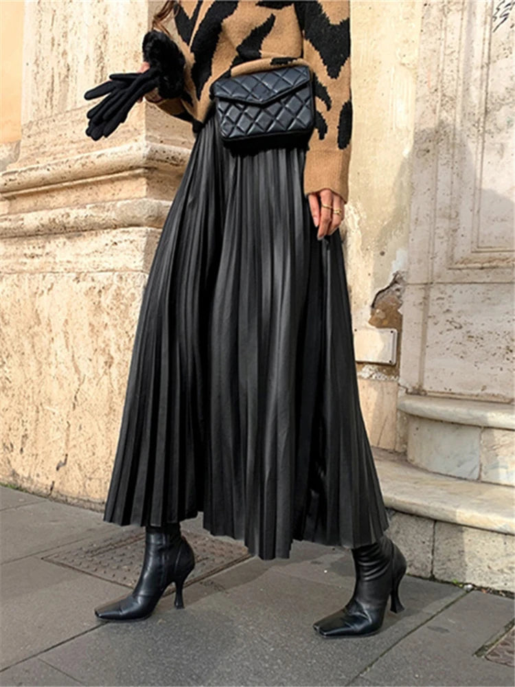 Timeless Elegance Pleated Skirt