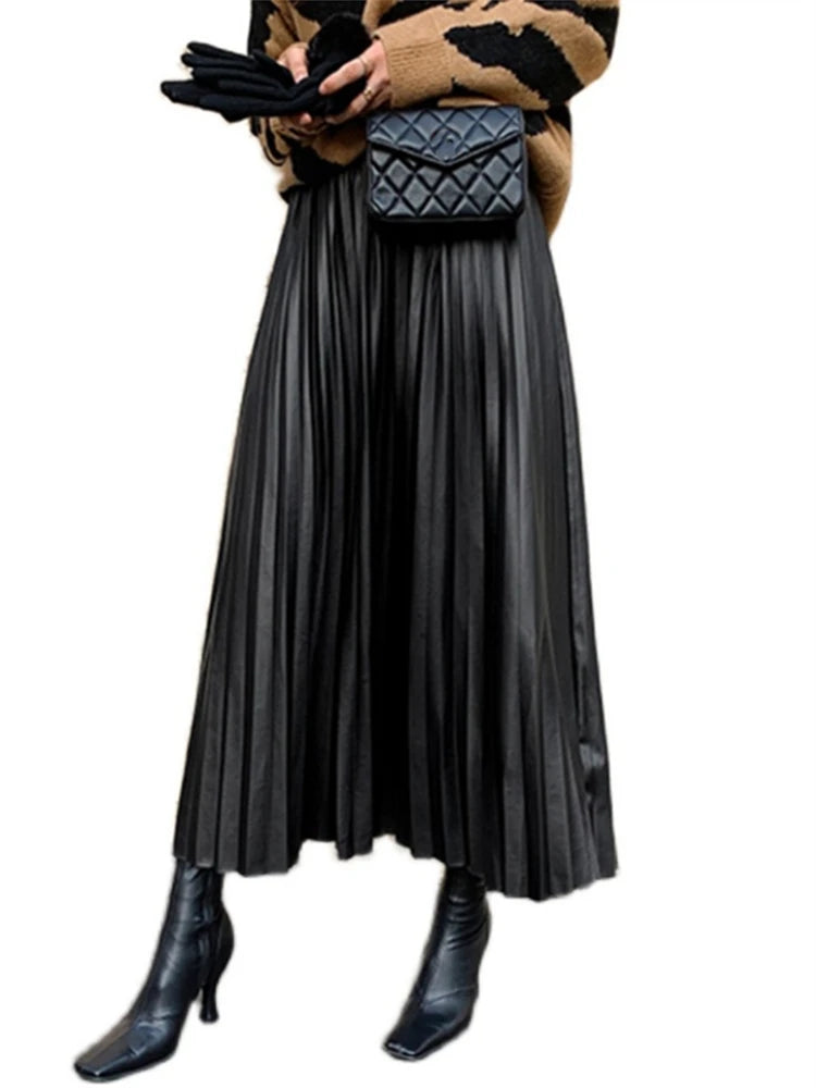 Timeless Elegance Pleated Skirt