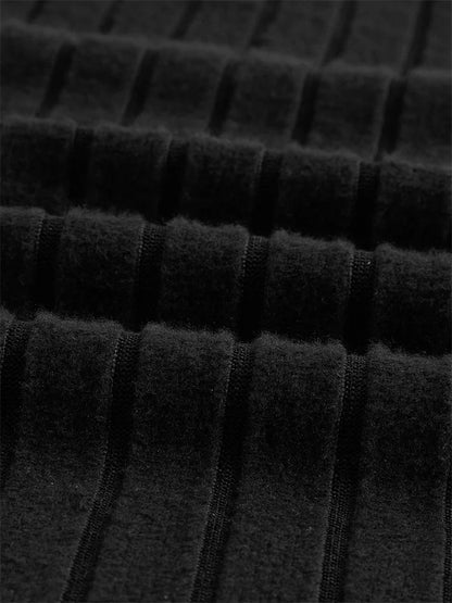 Ribbed Knit Pencil Skirt