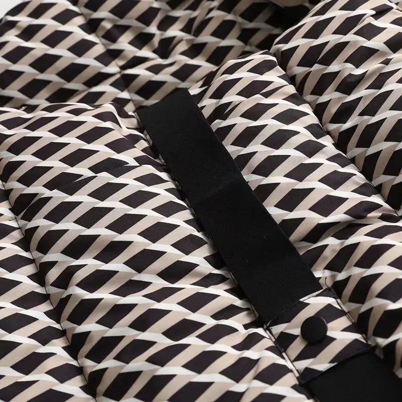 Women's Winter Hooded High Waist Coats