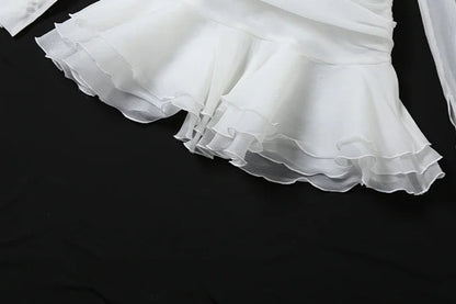 Summer Elegance Chiffon Shirt Dress