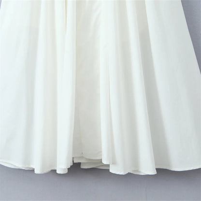 Elegant Halter Backless Midi Dress