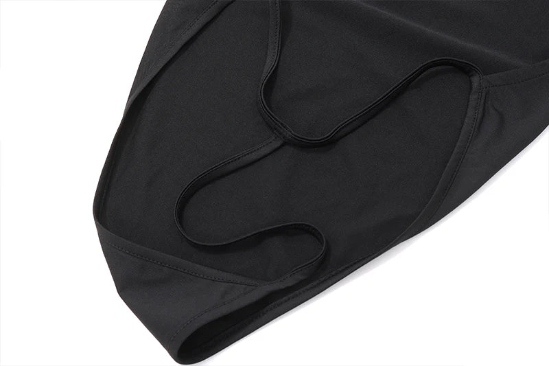 Backless Square-Neck Bodysuit