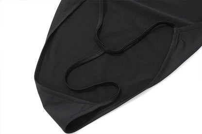 Backless Square-Neck Bodysuit