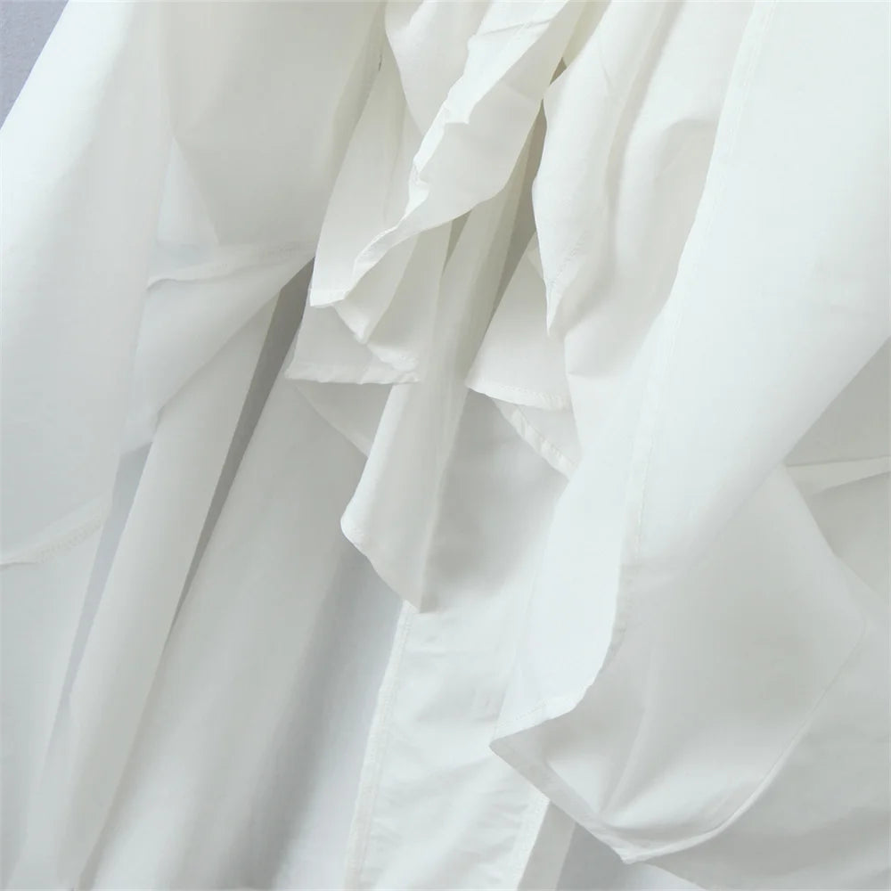 Elegant Halter Backless Midi Dress