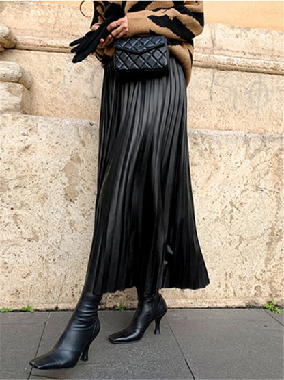 Timeless Elegance Pleated Skirt