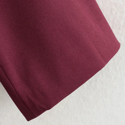 Burgundy Elegance Blaze Jacket