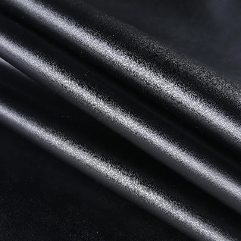 High Waist Leather Skirt