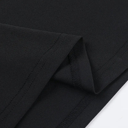 One Shoulder Ruched Maxi Dress - Black